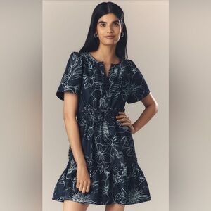 Anthropologie The Somerset Denim Mini Dress NWT